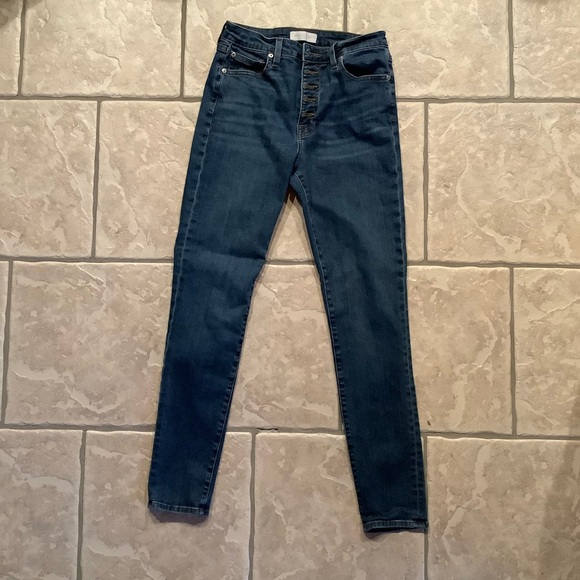 Jonathan Simkhai High Rise Denim Jeans - Picture 4 of 9